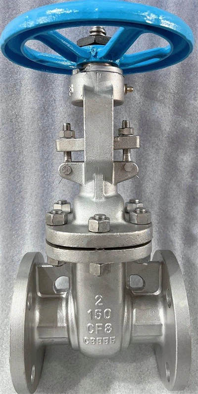 Roestvrij stalen schuifafsluiter